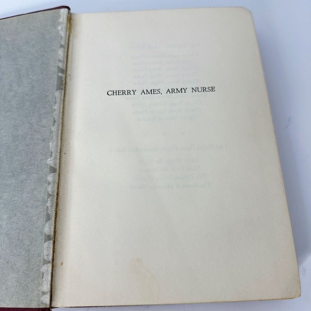 Vintage 1944 Cherry Ames,‎ Chief Nurse Hardcover by Helen Wells - Picture 3 of 6